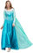 Odizli ELSA Kostüm Erwachsene Damen Prinzessin Lange Kleid mit Handschuhe Halloween Weihnachten Karneval Cosplay Party Verkleidung Costume Grün-ELSA XL