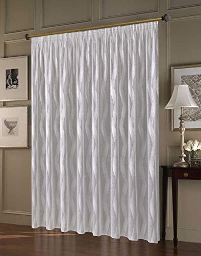 Sun World Gardinen nach Maß „Neapel„, Gardine, Vorhang nach Maß, Vorhänge, auf Maß, Maßanfertigung (160cm Höhe x 600cm Breite)
