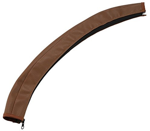 Laiaouay Kinderwagen Griffbezug Gurtpolster für Kinderwagen Kinderwagen Zubehör Abdeckungen Griff Rollstuehle Kinderwagen Armlehne Pu Schutzhuelle Fuer kinderwagen, braun
