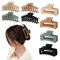 8 Stück Große Haarklammer Damen, 2 Stile Haarklammer Große Dickes Haar, 4.3 Haarspangen für dickes Haar Rutschfestes Haar Jaw Clips Haarstyling-Zubehör für Frauen Mädchen Muttertagsgeschenke