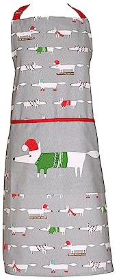 Scion by Dexam Mr Fox Christmas Adult Apron - Grey