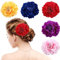 HIFOT 5 Pcs Barrette Fleur Pince Cheveux Femme, Barettes Cheveux Fille, Pince Crocodile Cheveux, Broche Femme Vetement, Accessoires de Coiffure Pour Plage Fête Mariage Carnaval Danseuse de Flamenco
