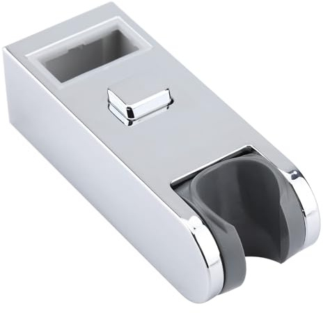 Support de Pommeau de Douche Réglable Support de Glissière de Douche à Main Hauteur Carrée Barre de Curseur de Douche Support de Tête de Rail