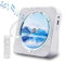 ZYOKATA Lettore CD portatile Bluetooth 5.1 da tavolo, con altoparlanti HiFi, telecomando, copertura antipolvere, display a LED, radio FM Boombox, USB/AUX, per casa, regalo, bambini (KC718 bianco)