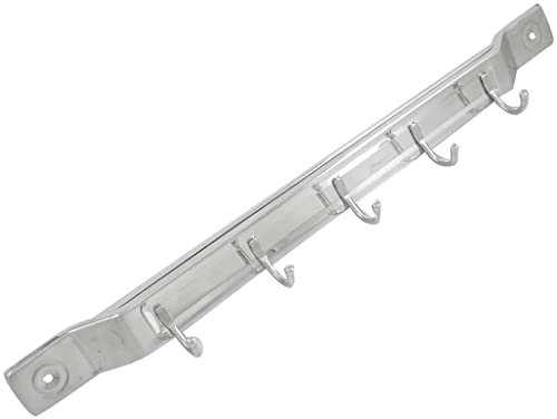 XYZOOM Kitchen Cutter Holder 5 Hangers Ladle Spoon Hanging Hook Silver Tone(4f0a2 9d41e b03b9 1f8e9 8c503 66feb
