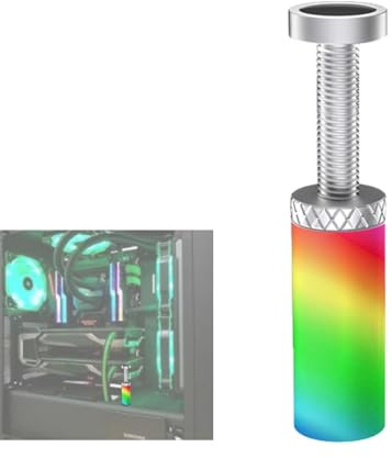 Uitseld ARGB Support de Carte Graphique Anti-affaissement 5 V 3 Broches – Hauteur réglable en d'aluminium avec lumières LED pour PC Helper