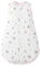 Duomiaomiao 2.5Tog Schlafsack Baby Ganzjahres, 100% Baumwolle Baby Schlafsack Winter, Mädchen Schlafsack Neugeboren,Warmer Schlafsack Neugeborene Kinder(2.5 TOG/Blumen/100)