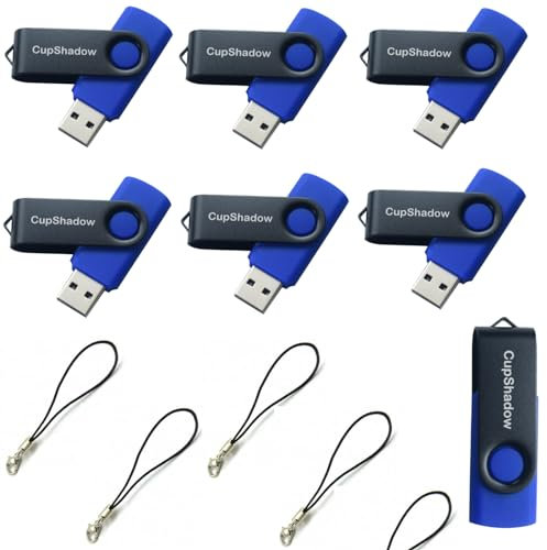 Unidad flash USB de 8 GB, paquete de 15 unidades flash USB 2.0 a granel, unidad flash USB de 8 GB, unidad flash USB 15 unidades USB lcwamy USB (azul)