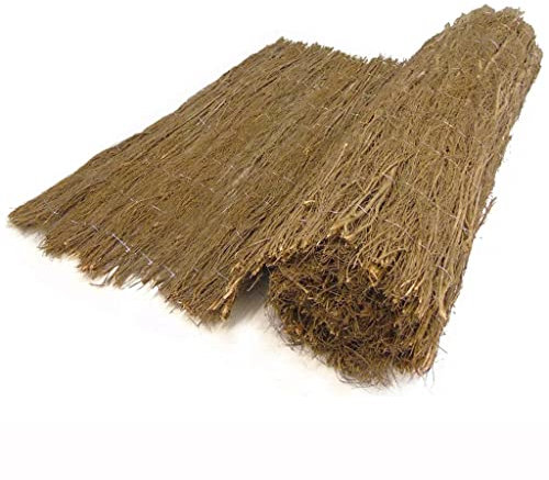 Clôture de jardin décorative en bruyère - 1,5 x 3 m - 3 cm d'épaisseur - Clôture en métal pour chiens - Barrière pour animaux de jardin