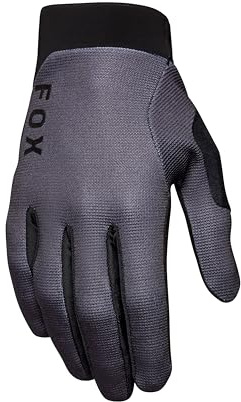 Fox Racing Ranger Glove Gel – Handschuhe – Gelpolster – Touchscreen-kompatibel – atmungsaktiv – stoßdämpfend – verstellbare Passform – für jedes Terrain – Dark Shadow, Größe: L