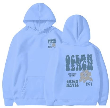 QINQNC Hoodie Blanket Comfy Soft Blanket For Teenagers Women Boat Sun Lake Days Print Hoodies Boat Sun Lake Days Sweatshirt Boat Sun Lake Days Shirt Women Light Hoodie Ladies Winter (Sky Blue, XXXL)