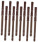 UKCOCO 10St Partitionsunterstützung Partitionsstift Hardware Regal Planke Belastung Tank bookshelf buchattrappe Aufbewahrungsbügel aus Eisen Unterstützung für Wandtafeln Plastik Coffee