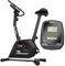TREX SPORT Heimtrainer Fahrrad TX-500MB IRON | Hometrainer mit Pulssensoren, 14 Widerstandsstufen, Trainingscomputer | Fitnessbike leise, bis 125 kg, Schwarz