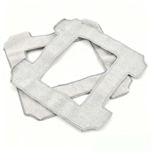 Lot de 8 Tampon de Rechange Compatible avec ECOVACS Winbot W1 Pro, W2 Pro, W1 Omni, W2 Omni, Réutilisables et Lavables en Microfibre