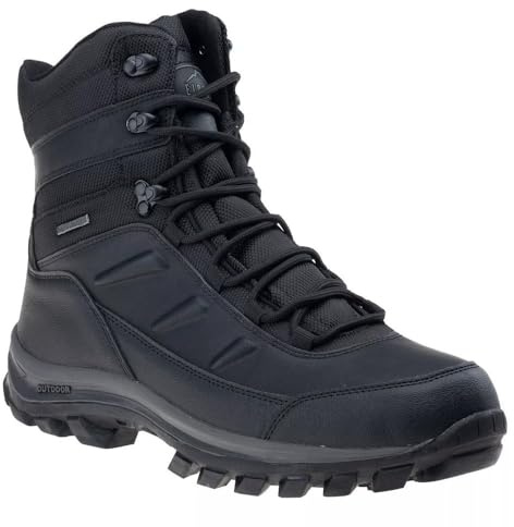 Elbrus Spike Mid WP Herren Outdoor Wanderschuhe Schuhe Schwarz - Grösse: EU 43