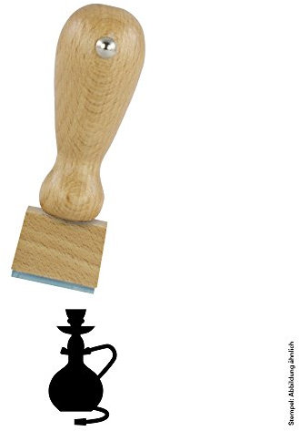 Generic Holzstempel Shisha für Bonuskarten/Treuekarten/Pass Pässe, passend für Bereiche wie Gastronomie, Restaurant, Shisha Bar, Freizeit, Gaststätte