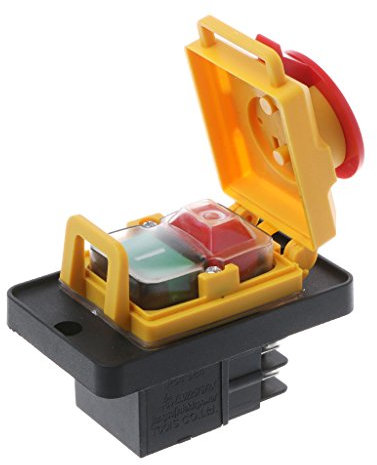 BIlinli KJD12 250V 4Pin Interruttore Magnetico di avviamento Magnetico Interruttore a Pulsante Senza Rilascio