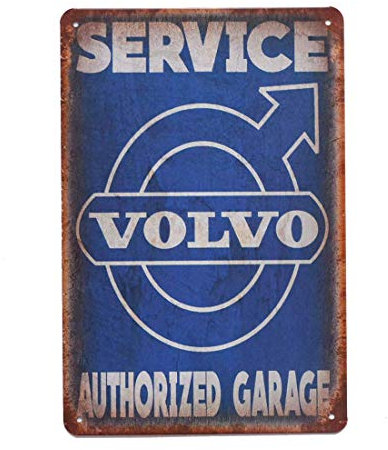 Froy Pei Volvo Service Wand Blechschild Retro Eisen Poster Malerei Plaque Blech Vintage Personalisierte Kunst Kreativität Dekoration Handwerk Für Cafe Bar Garage Hause