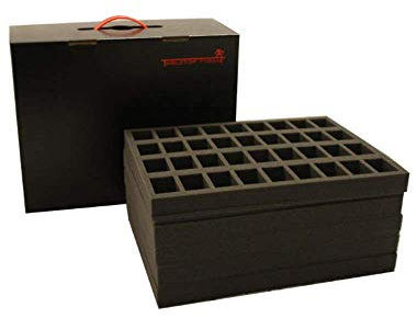 Tabletop Tyrant Defender Figure Case including 5 Infantry Foam Trays (Holds 180 Models) Wargamer and Roleplayer ED