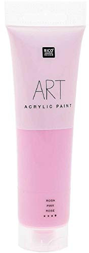 Rico Design 100 ml Art Künstlerfarbe Acrylfarbe Acrylic Paint Farbe (Rosa)