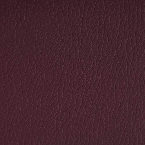SCHÖNER LEBEN. Kunstleder Polsterstoff Kaiman Meterware aubergine lila 145cm Breite