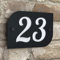 The House Sign Company - Windermere House Number Plaques for Outside - Personalised Weatherproof Door Sign Numbers for Home