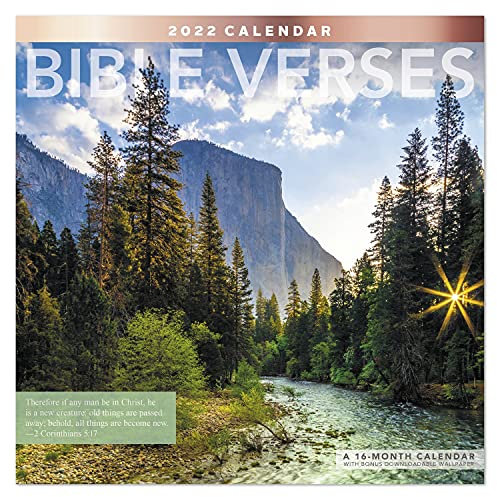 Wandkalender 2022 Bibelversen, 30,5 x 30,5 cm, monatlich (LME21110)
