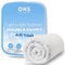Brentfords Summer Quilts Duvet, Soft Double Duvet 4.5 Tog Anti Allergy Home Comfort Bedding Hotel Quality Quilt Breathable Lightweight Cooler Duvets Non Allergenic Fibre Double Bed, White