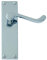 UAP Intelligent Hardware - Maniglia classica per porte in legno, design elegante, ideale per tutti i tipi di porte interne (cromata)