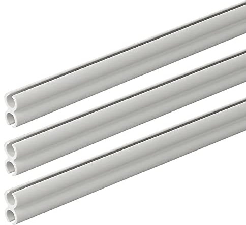 ProPlus Doppelzeltschiene 80 cm Set von 3 Stück