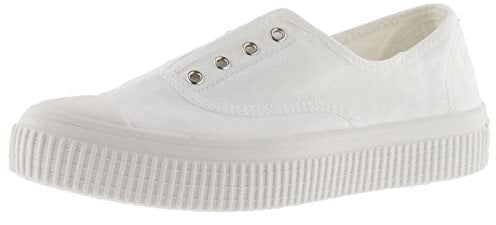 victoria Inglesas 1915 Re-Edition Lona & Elástico Central & Refuerzo En La Puntera 1176100 para Mujer Blanco 41