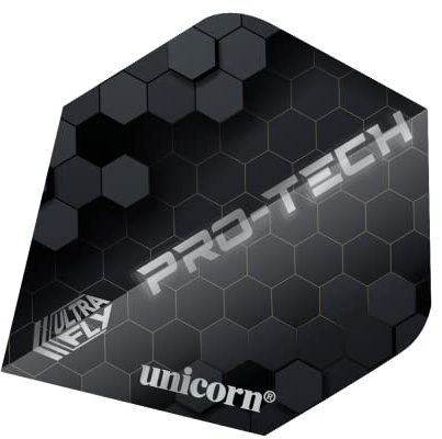 ‎Unicorn Ultrafly Dart-Flights | Ultra strapazierfähiges 100 Mikron Polyester PET | Überform | Pro-Tech-Design