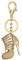 Key Ring 2 Pieces Of -Encrusted Openwork Heels, Keychain, Car Metal Keyring, Backpack, Shoulder Bag, Handbag, Key Chain, Champagne
