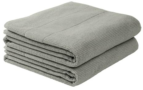 Schiesser Duschtuchset Turin - 2-teilig - 70 x 140 cm - Grau