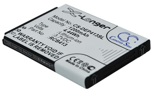 Cameron Sino Ersatz Akku für Doro Primo 406, Primo 413, Primo 414 PN:Doro RCB01P01, RCB413 1200mAh / 4.44Wh