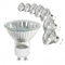 WinDerMo GU10 Halogen Leuchtmittel 50W, Halogenlampen GU10 Dimmbar 8 Stück, Glühlampen GU10 2700K Warmweiß, Halogen 50W 230V Glühbirne, Halogen Reflektor 50x53mm, Halogen Spot Deckenglühbirnen 500LM