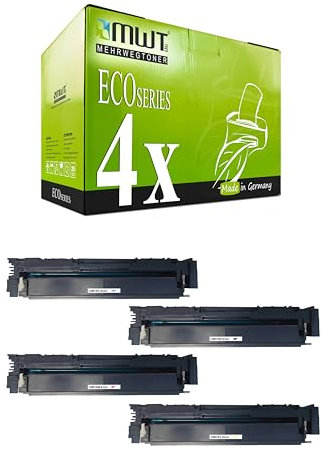 Mehrwegtoner CRG 067 067H Toner kompatibel für Canon i-SENSYS MF655CDW MF657CDW LBP631CW LBP633CDW MF651CW (4er Pack Multiset)