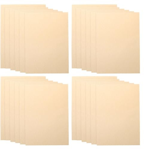 Tofficu Kartonpapier 100 Stück Vintage-briefpapier B5 Zum Schreiben Von Briefpapier Für Grußkarten Einladungen Firmenbriefe Vintage Bastelpapier