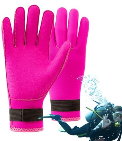 Segelhandschuhe - Winter Angelhandschuhe, Neopren Tauchhandschuhe für kaltes Wetter | Verstellbare Handgelenkschlaufe Warme Wasserausrüstung Wasserdichte Surfhandschuhe zum Tauchen und