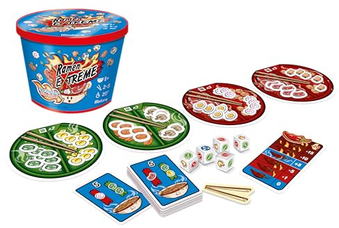 Mixlore | Ramen Extreme | Family Dice Game | Ages 8+ | 2-5 Players | 15-20 Minutes Playing Time