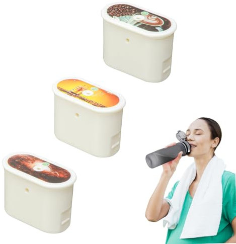 3 PCS Flavour Pods, Air Water Bottle Flavour Pods Scented, 0 Sugar 0 Calorie Fruity Air Flavor up Pod Compatible with Fychuo Air Water up Bottle Water Cup Scented Starter (Cola, Coffee, RedBull)