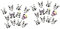 DIKACA Anelli a Forma Di Panda PVC Per Set Di 12 Anelli Colorati e Decorativi Per Feste Di Compleanno e Regali Taglia L Assortiti