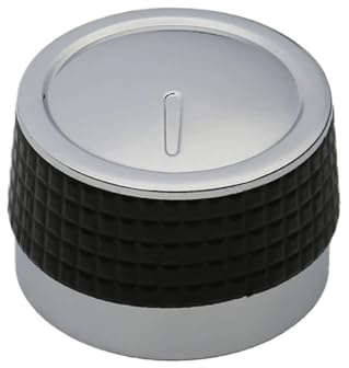 2 stücke Gas Grill Control Knob Bbq Ersatz Herd Knöpfe Rotierenden Schalter(Black 50mm flat core)