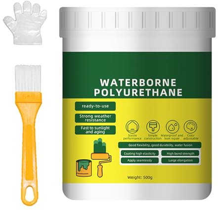 Gummibeschichtungs-Dichtungsmittel – flexible, auslaufsichere Beschichtung, robuste wasserfeste Farbe, Allzweck-Dichtungsmittel | Langlebiger Kleber für Dach, Boden, Tank, Pool, Wand, Rohr, Balk