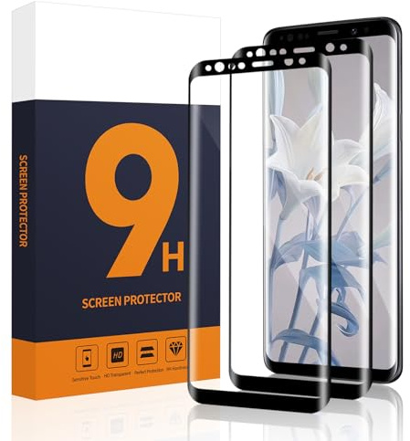 Carantee 2 Stück 3D Schutzfolie für Panzerglas für Samsung Galaxy S9, Ultradünn Anti-Blasen Displayschutzfolie, Anti-Fingerabdruck Wasserdicht Panzerglasfolie Schutzglas für Samsung Galaxy S9