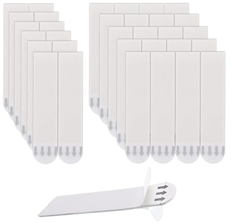 Picture Hanging Strips 36 PCS – Adhesive Picture Frame Strips for Wall Hanging – No Nails No Drill Mounting Tabs for Frames Posters Mirrors – for Home Office Kitchen Bathroom
