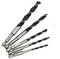 5 pcs Tige hexagonale Mèche à bois Définit avec changement rapide Design 4 Mm8 mm10 mm