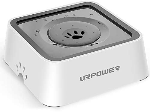 URPOWER 2.5L Dog Water Bowl 85oz Large Capacity Dog Bowl No Spill Pet Water Dispenser for Messy Drinkers Splash Proof Slow Water Feeder Vehicle Carried Travel Dog Bowl for Dogs, Cats &Pets
