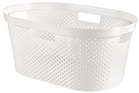 CURVER Wäschekorb, weiß, 40 l