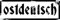 Aufkleber Sticker ostdeutsch weiß Osten Fußball ca. 15x5 cm